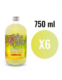 Kombucha Limon, Lima y Hierbabuena (Kombujito) Bio 6x750ml Komvida